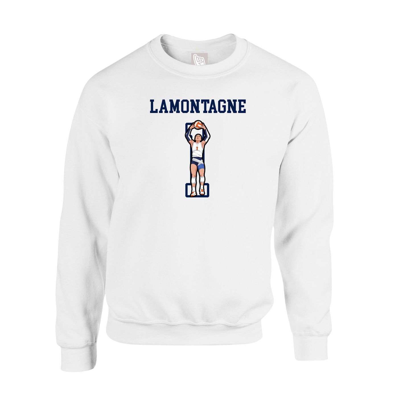 Fleece Crew — Shirsey in White