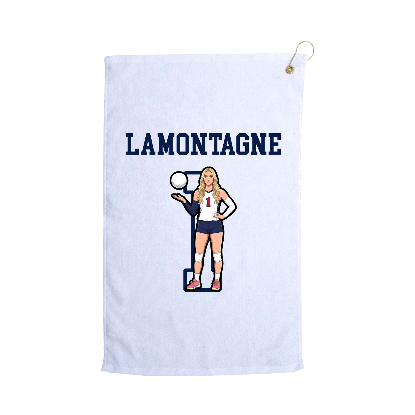 Golf Towel — Shirsey in White