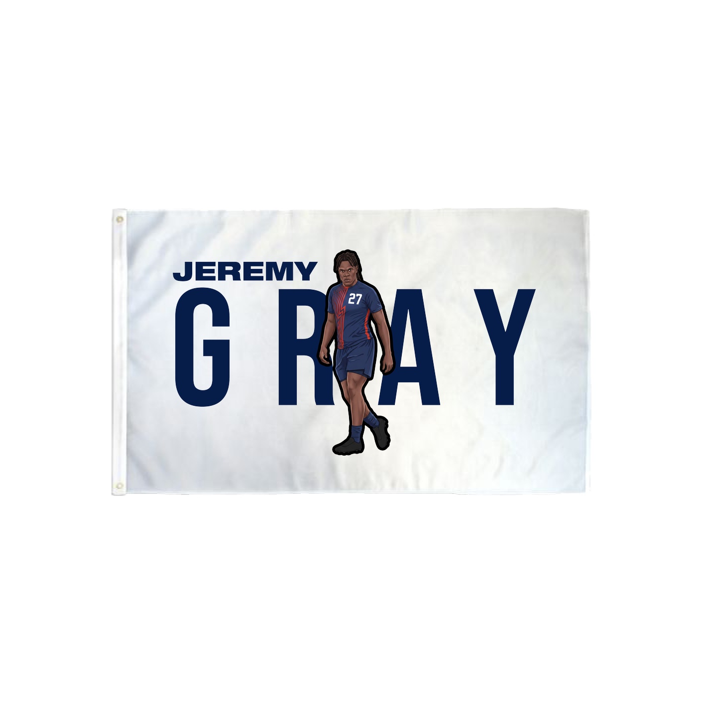 3x5 Flag — Player Name in Classic