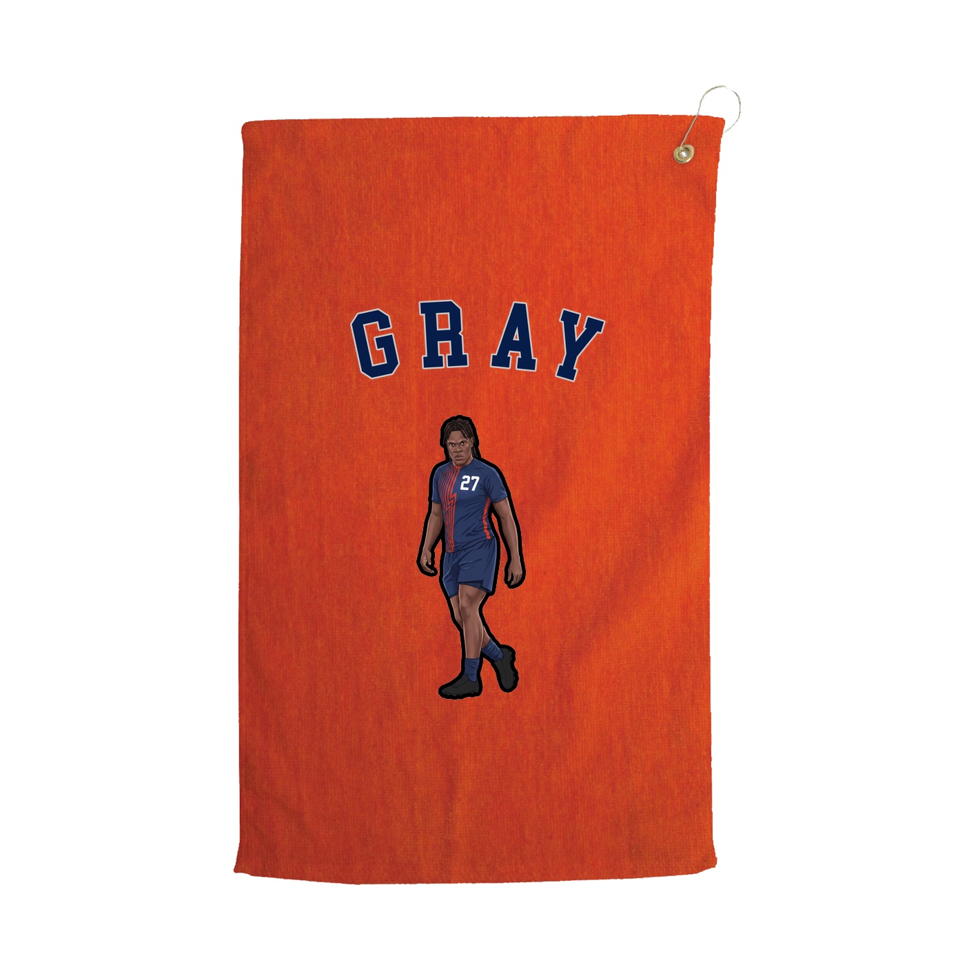 Golf Towel — Shirsey Arch in Orange