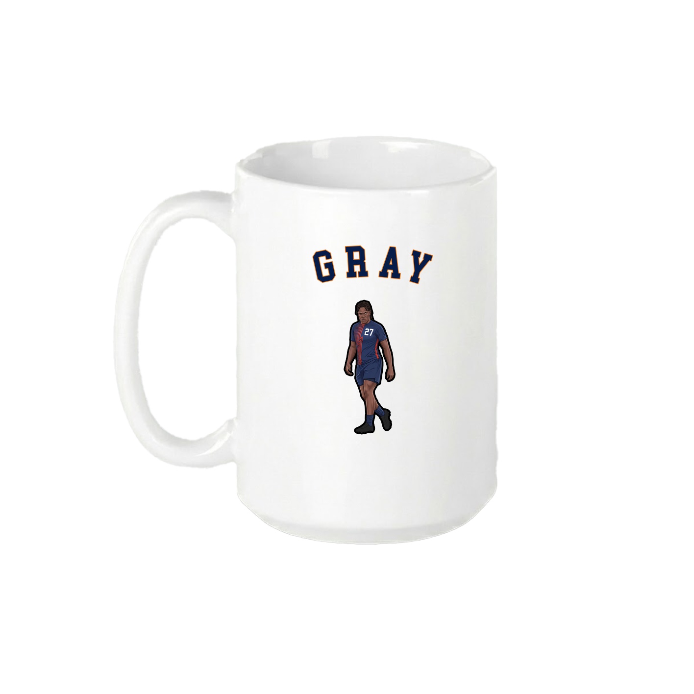 15oz Coffee Mug — Shirsey Arch in White