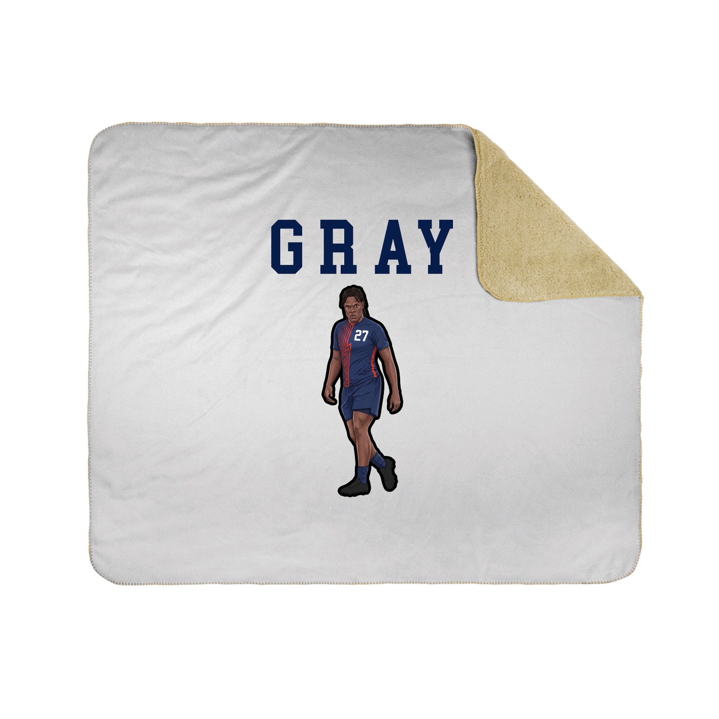 Throw Blanket — Shirsey in White