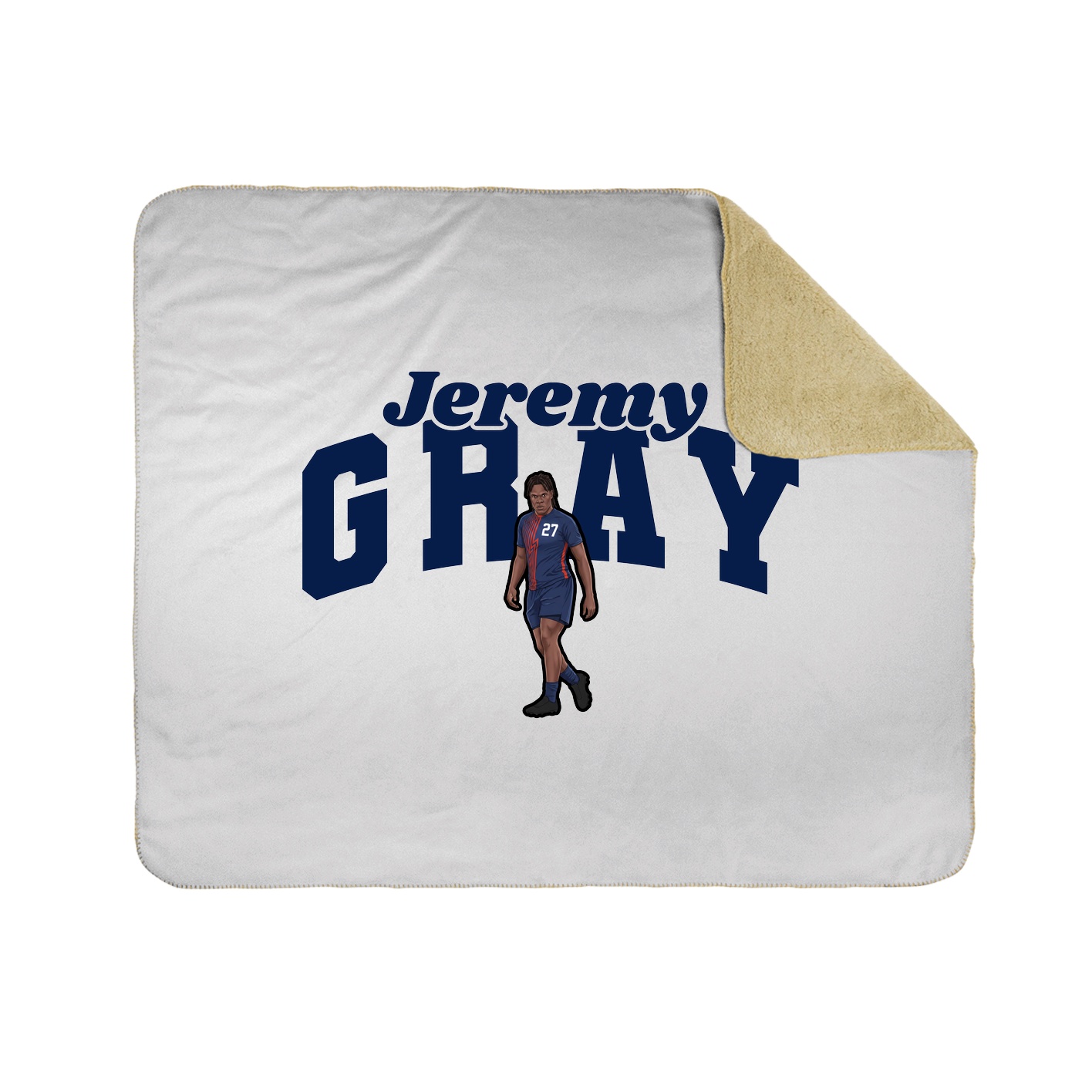 Throw Blanket — Signature Arch in White