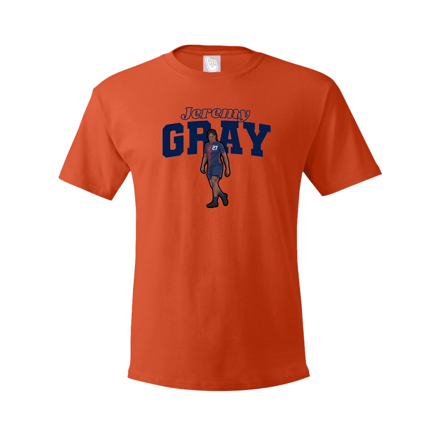Tee — Name Arch in Orange