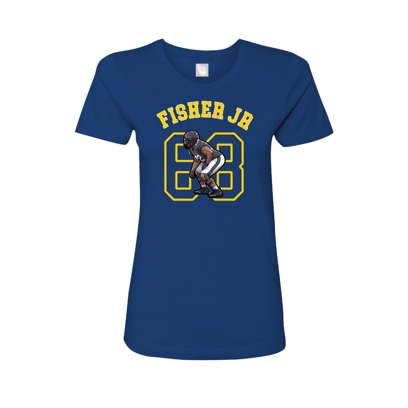 Fitted Women's Tee — Shirsey Arch in Royal