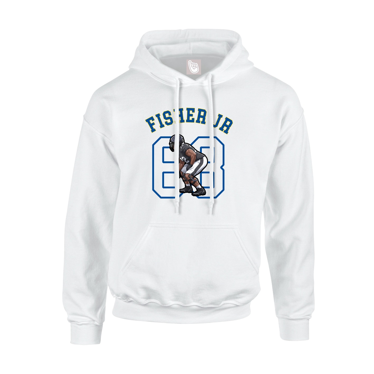 Hoodie — Shirsey Arch in White