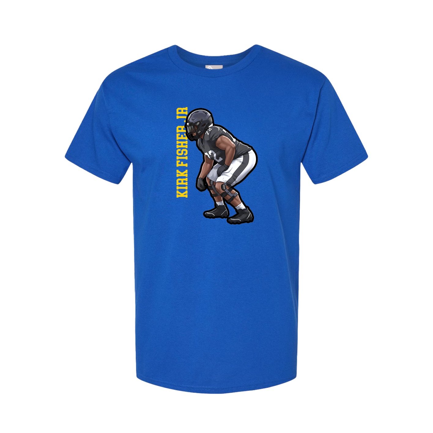 Tee — Name Vertical in Royal