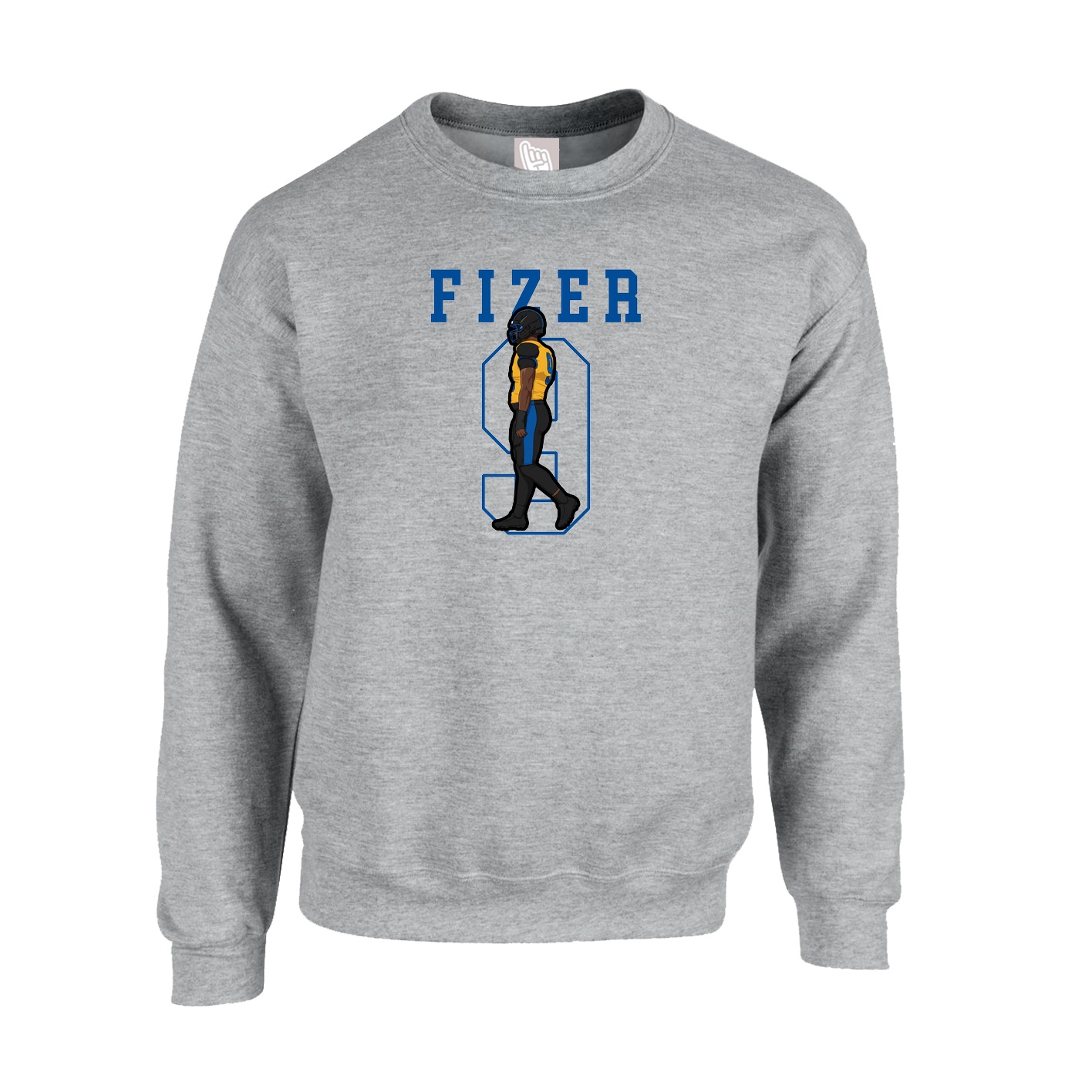 Fleece Crew — Shirsey in Grey