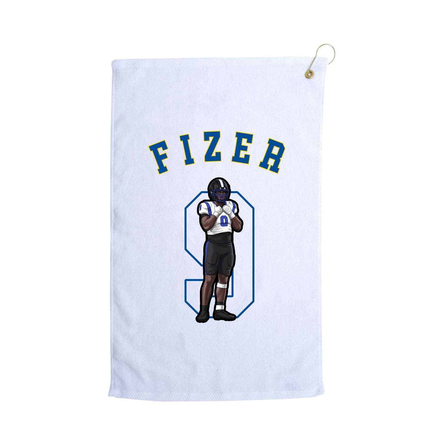 Golf Towel — Shirsey Arch in White