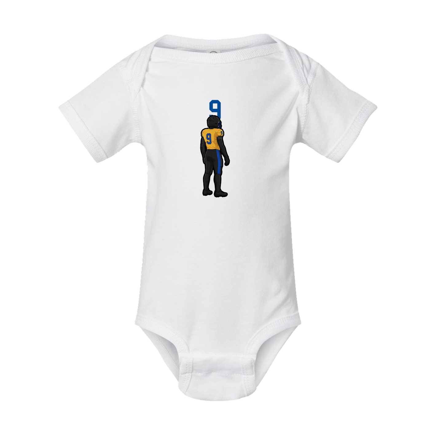Baby Onesie — Number Top in White