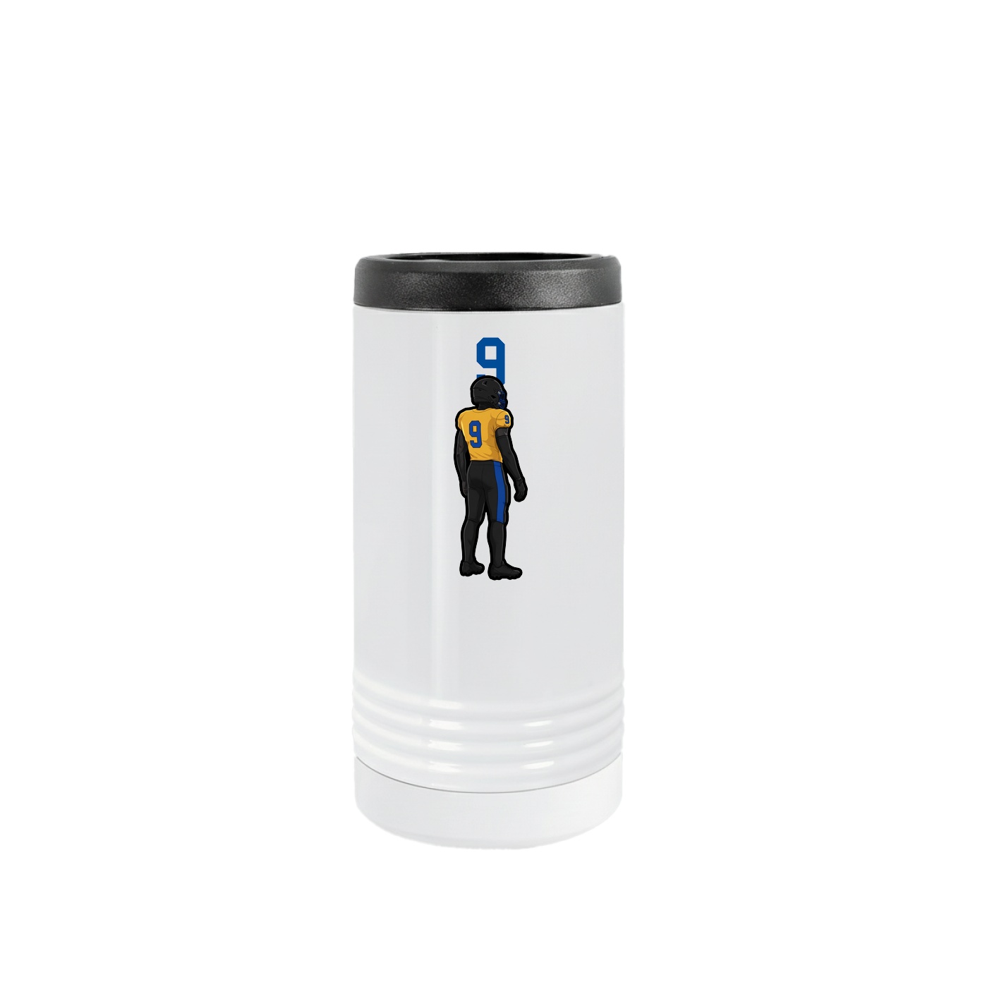 Slim Beverage Holder — Number Top in White