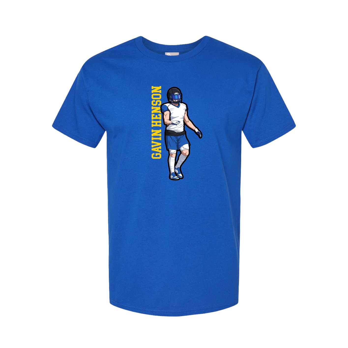 Tee — Name Vertical in Royal