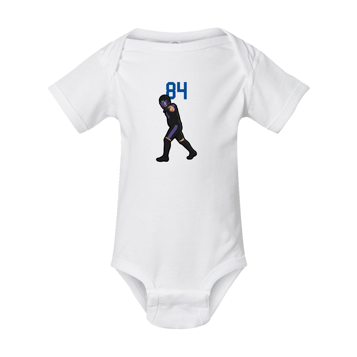 Baby Onesie — Number Top in White