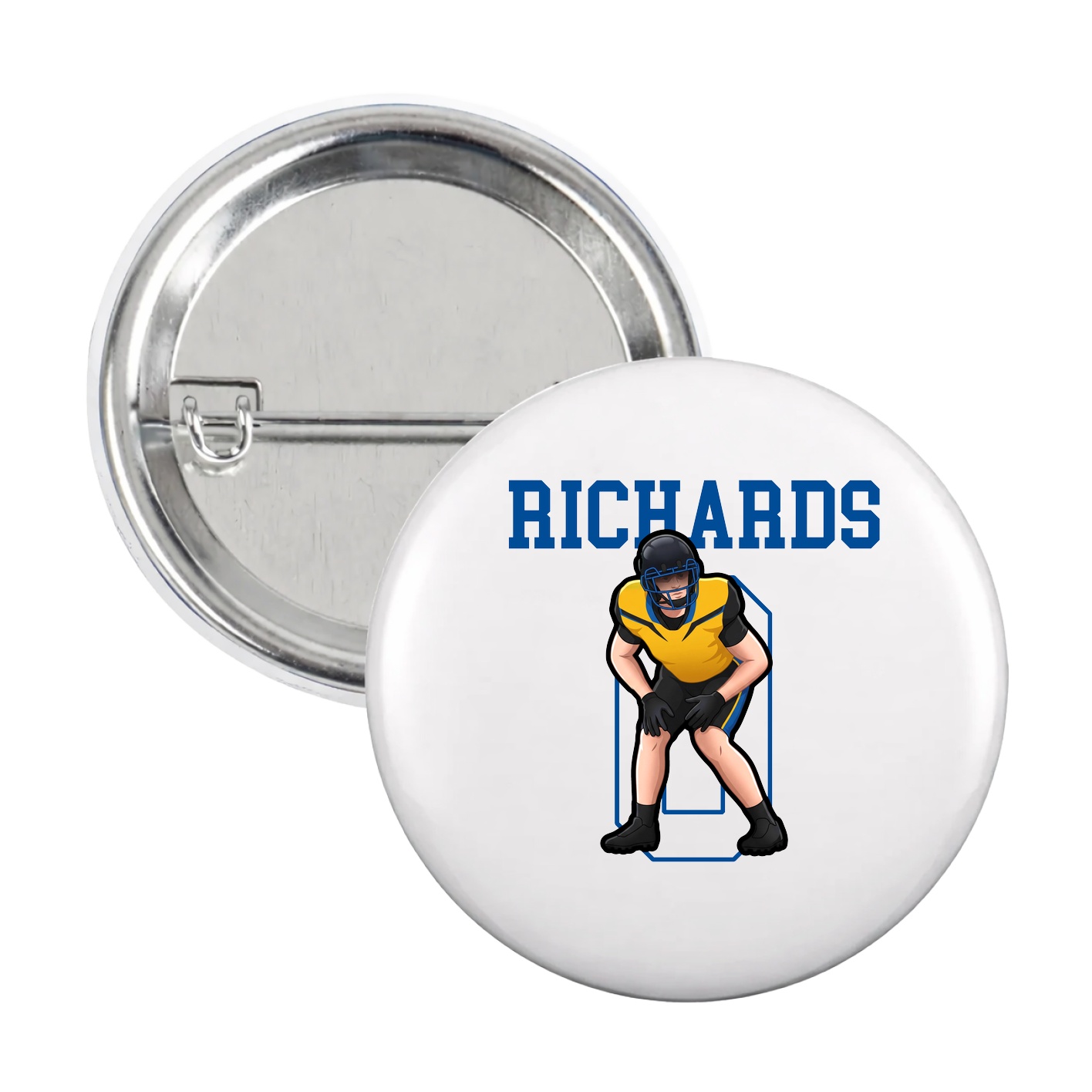 Game Day Button — Shirsey in White