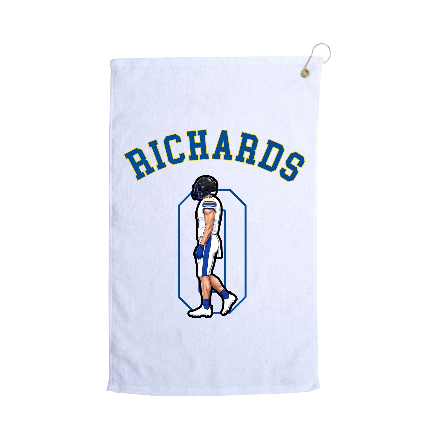 Golf Towel — Shirsey Arch in White