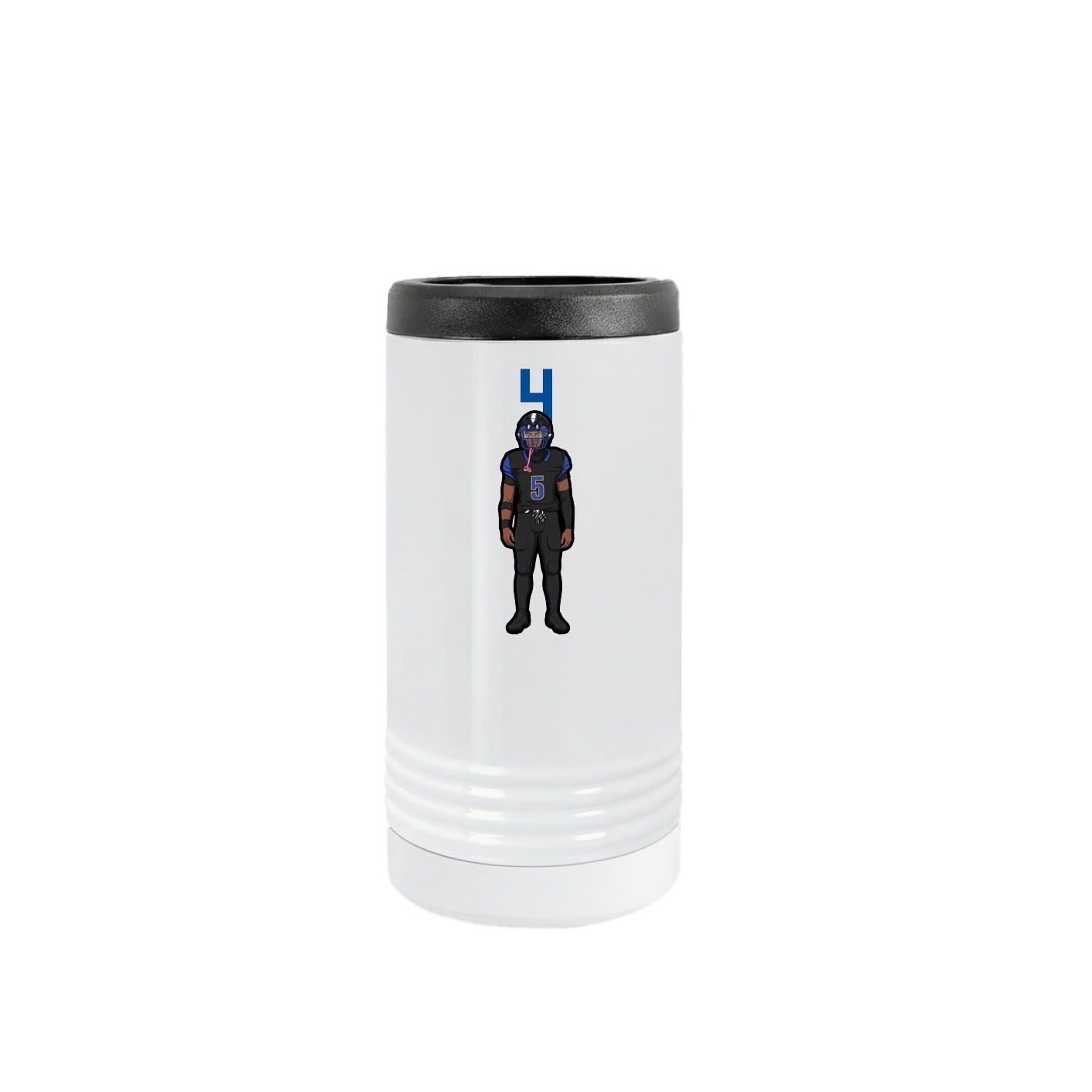 Slim Beverage Holder — Number Top in White