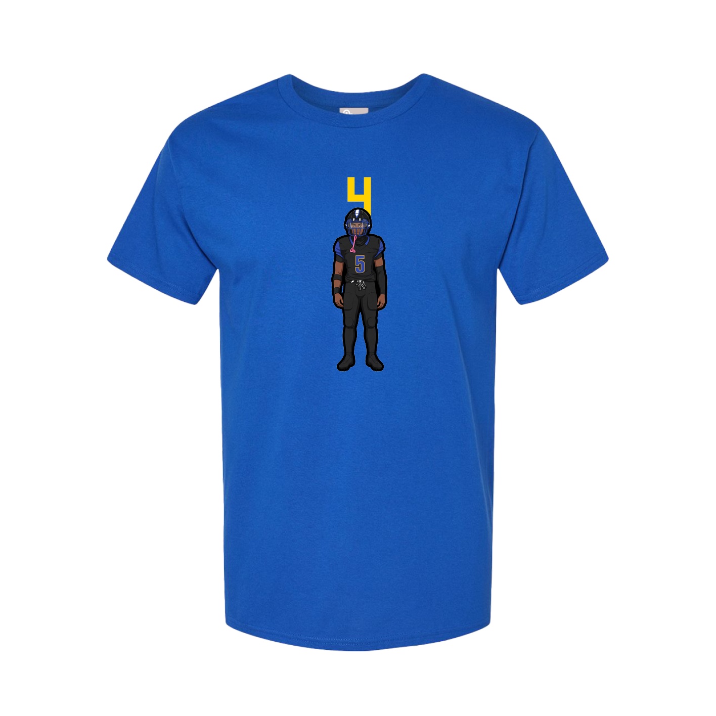 Tee — Number Top in Royal