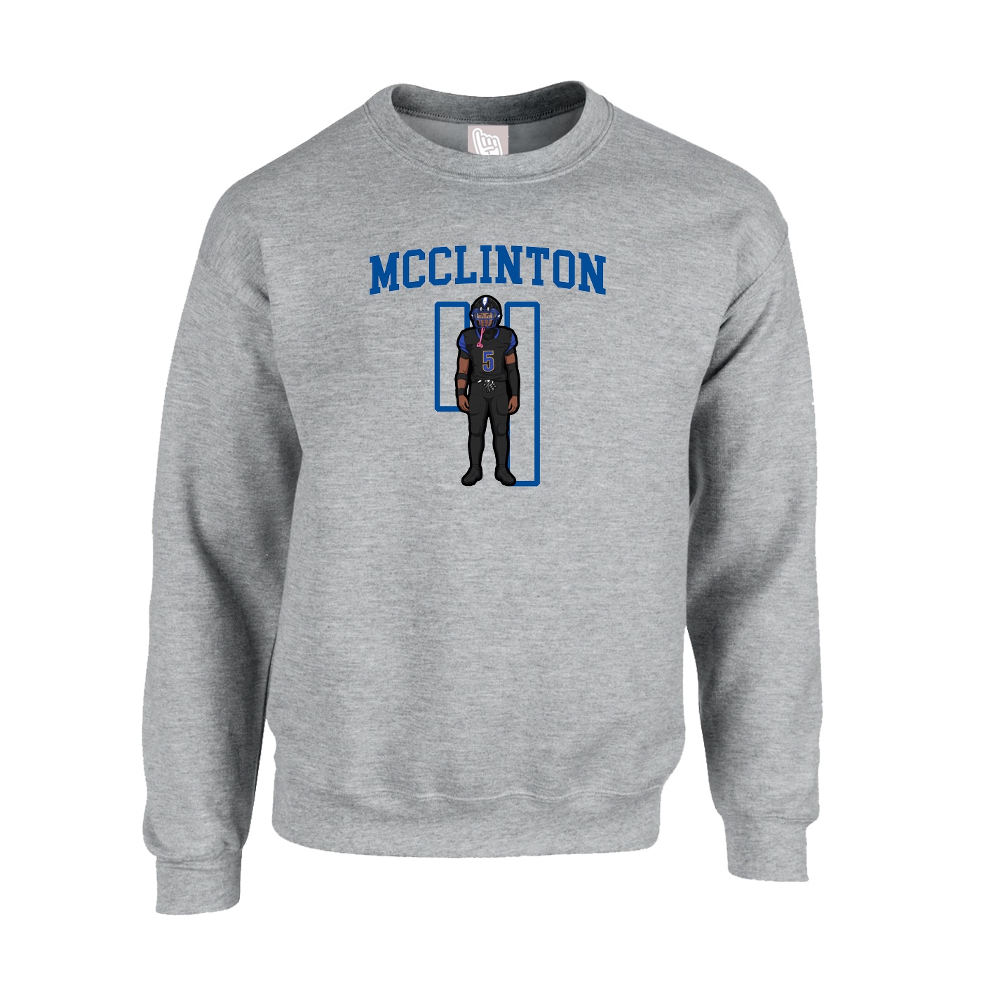Fleece Crew — Shirsey in Grey