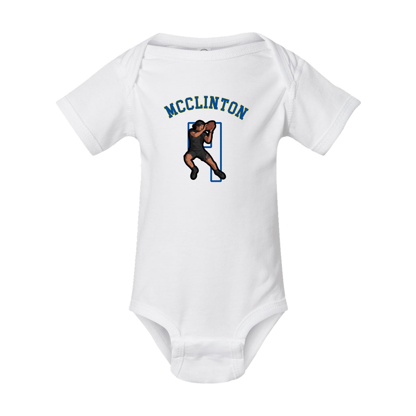 Baby Onesie — Shirsey Arch in White