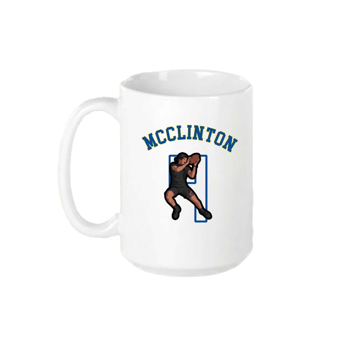 15oz Coffee Mug — Shirsey Arch in White