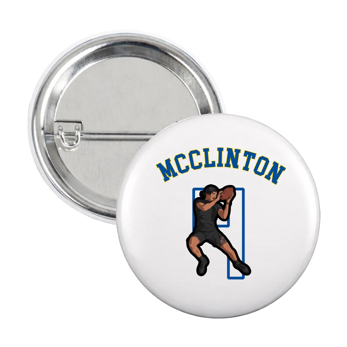 Game Day Button — Shirsey Arch in White