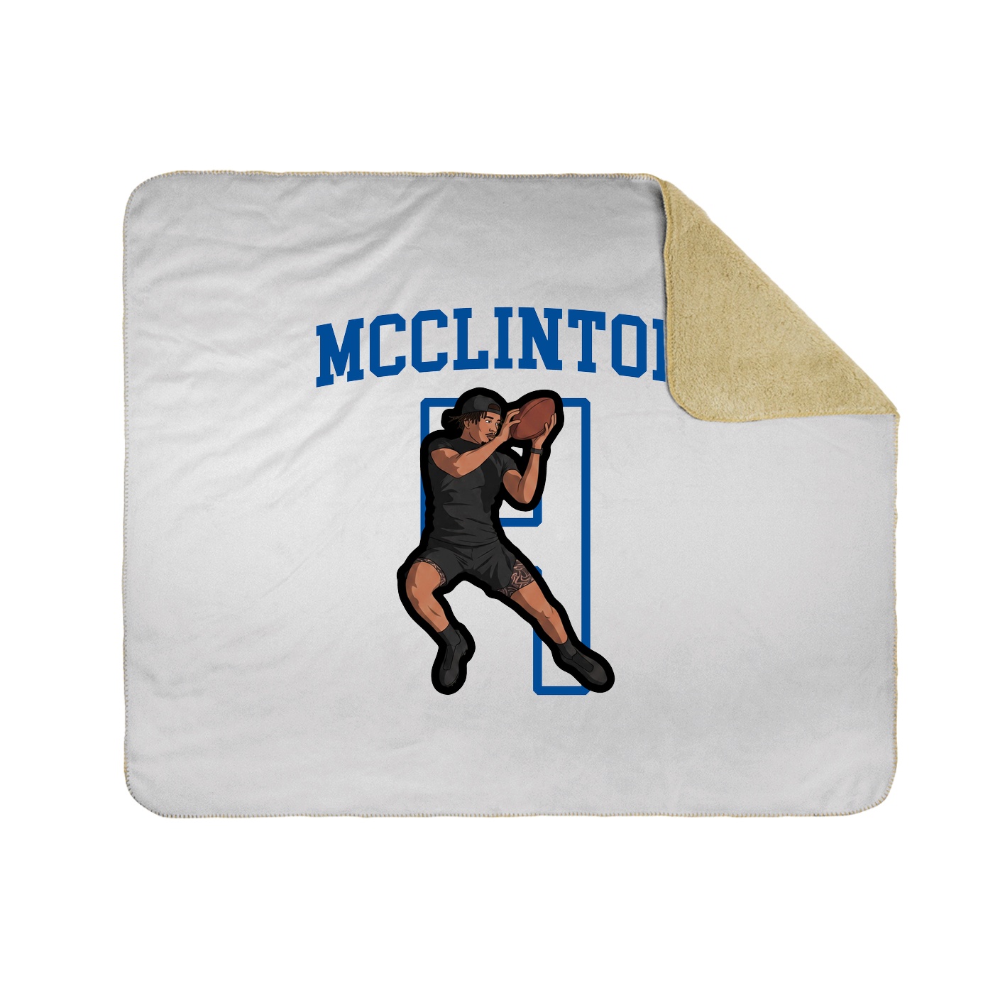 50x60 Sherpa Lined Throw Blanket