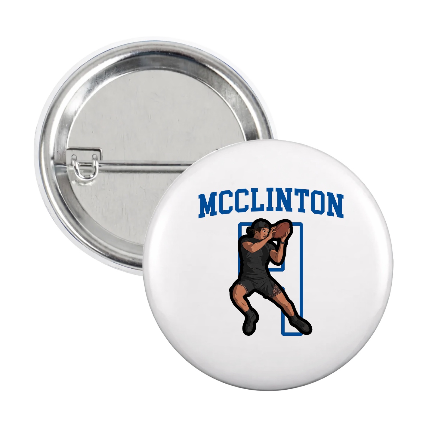 Game Day Button — Shirsey in White