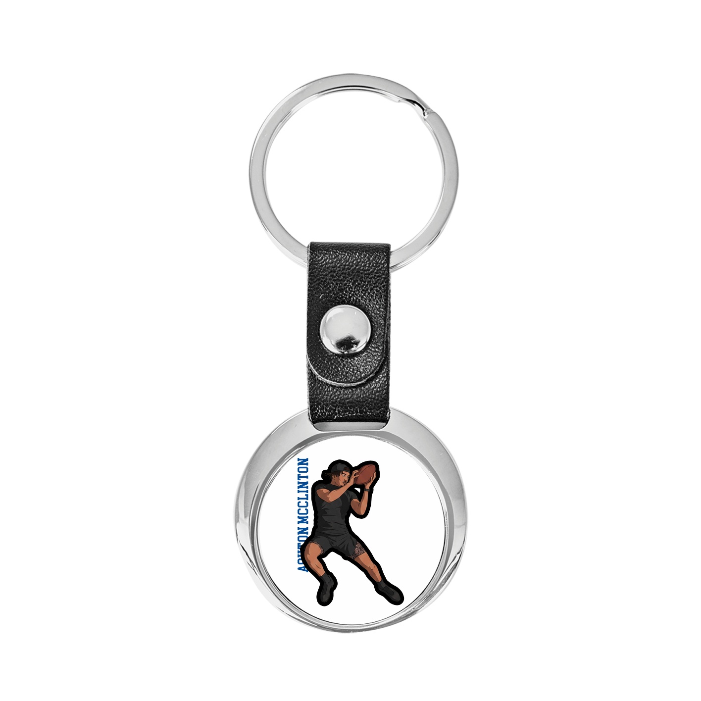 Key Chain — Name Vertical in Classic