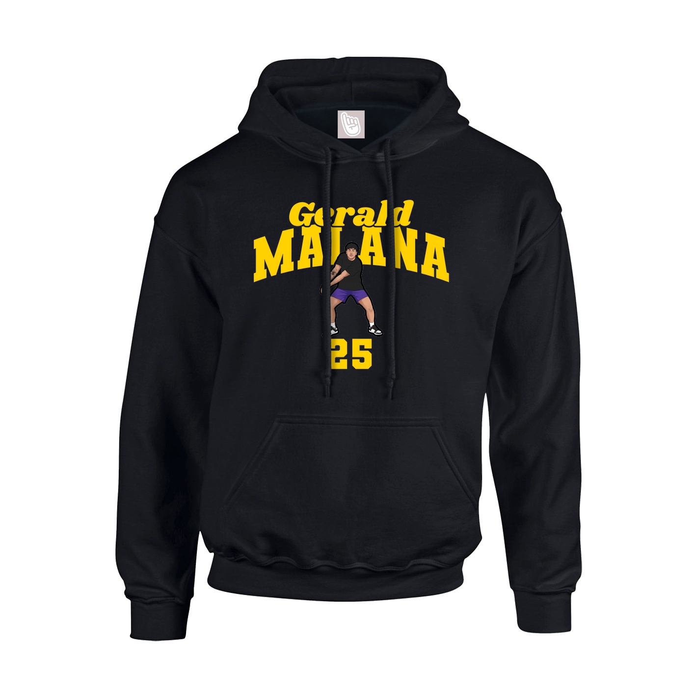 Youth Hoodie — Signature Arch in Black