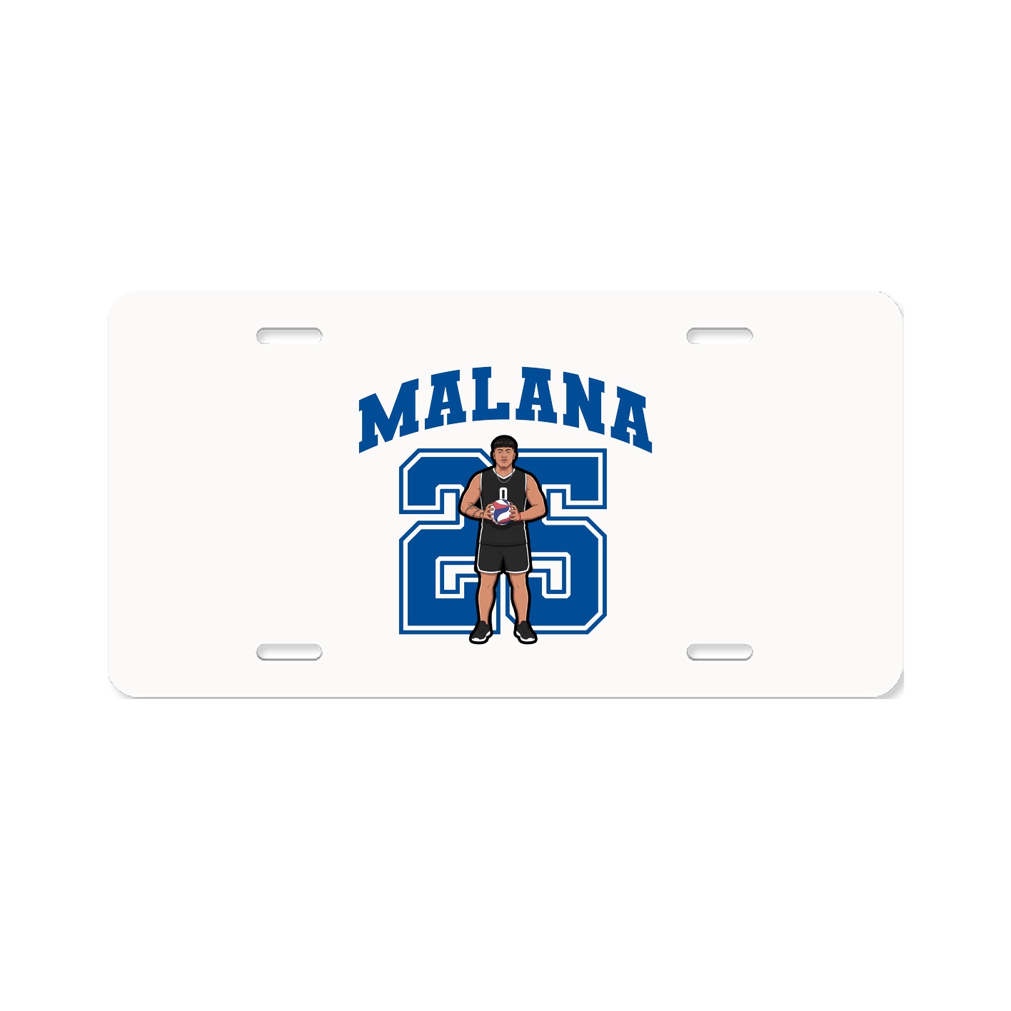 License Plate — Number in Classic