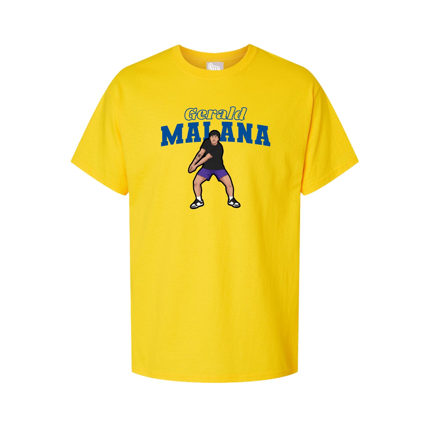 Youth Tee — Name Arch in Gold