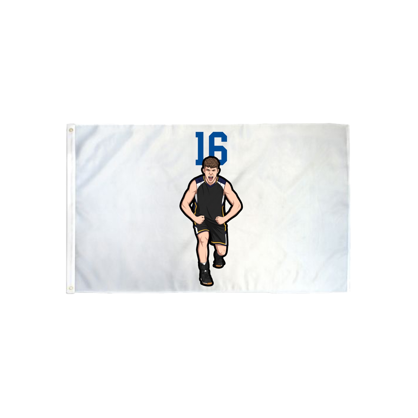 3x5 Flag — Number Top in Classic