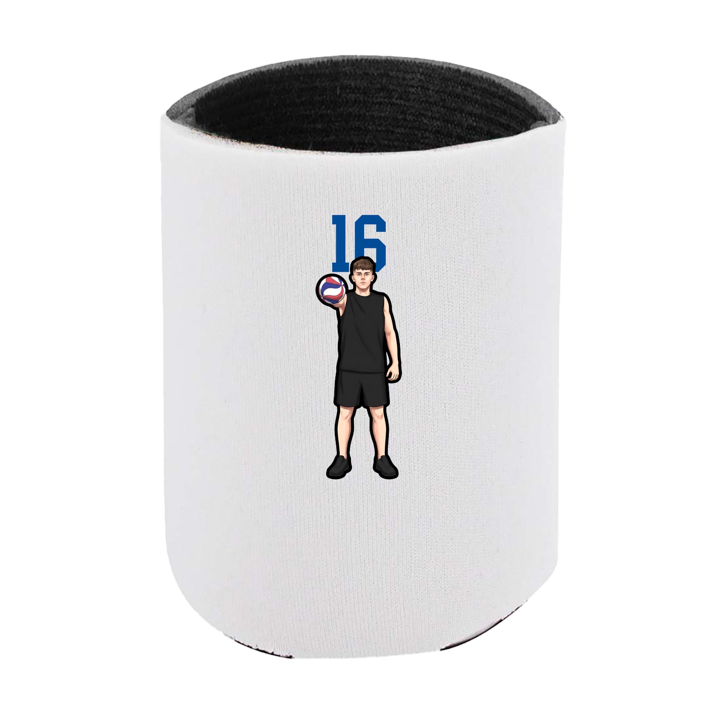 Can Holder — Number Top in White