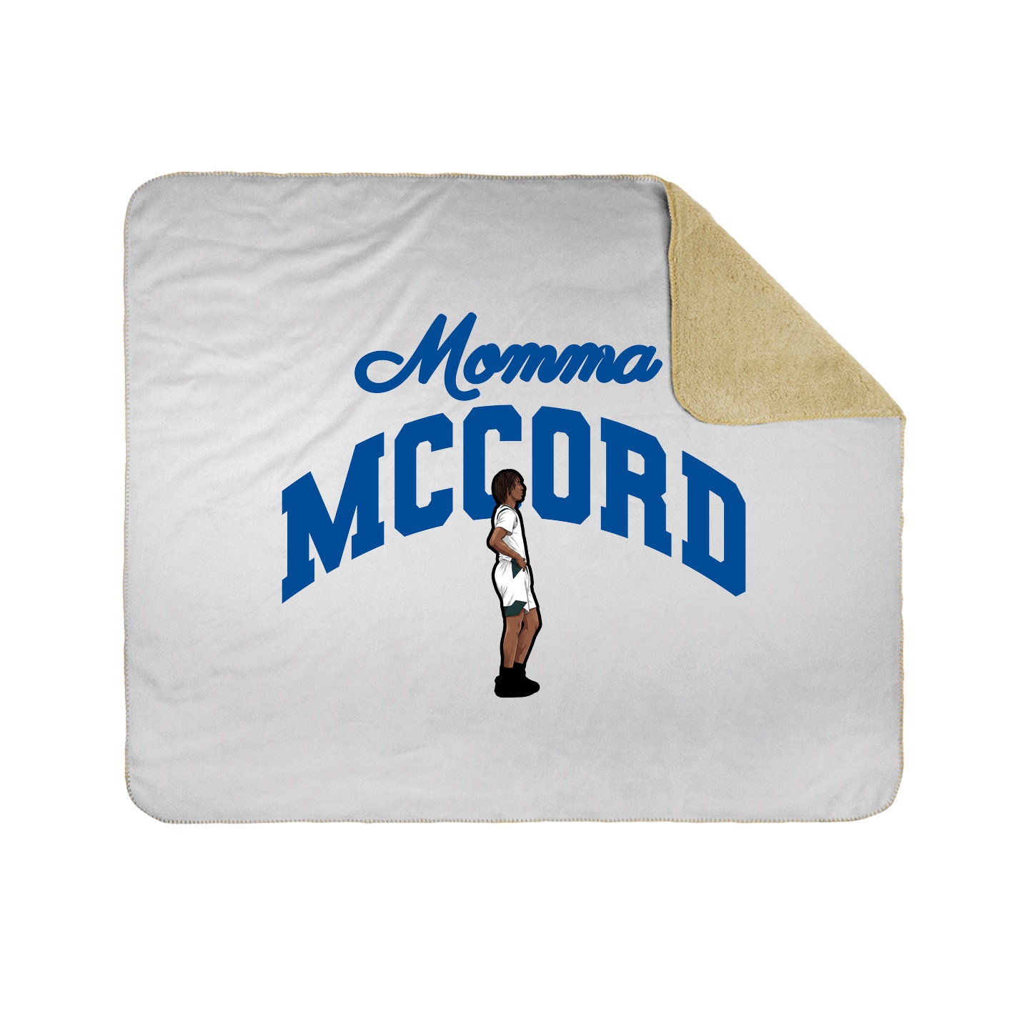 Throw Blanket — Mothers Day Arch in White