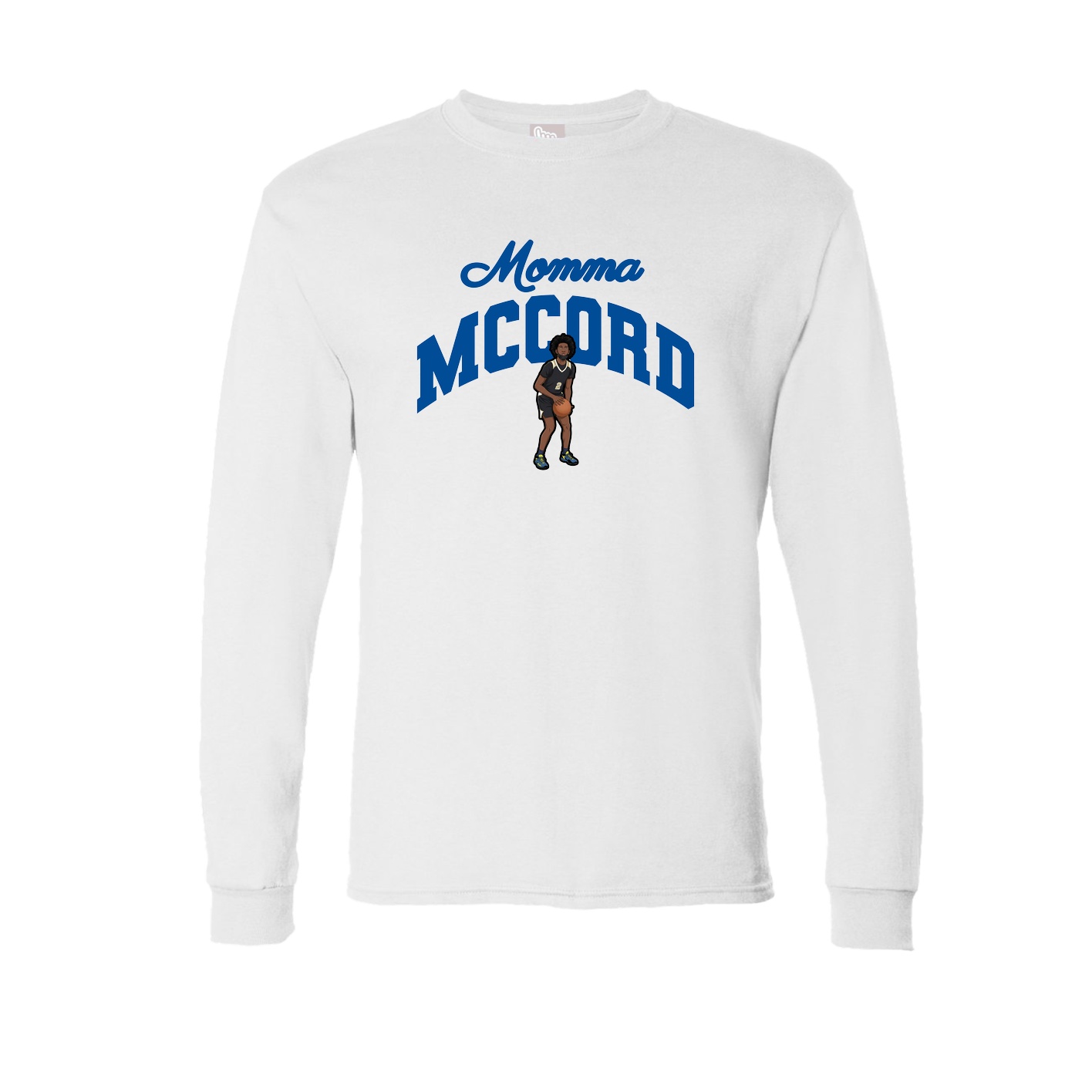 Long Sleeve Tee — Mothers Day Arch in White
