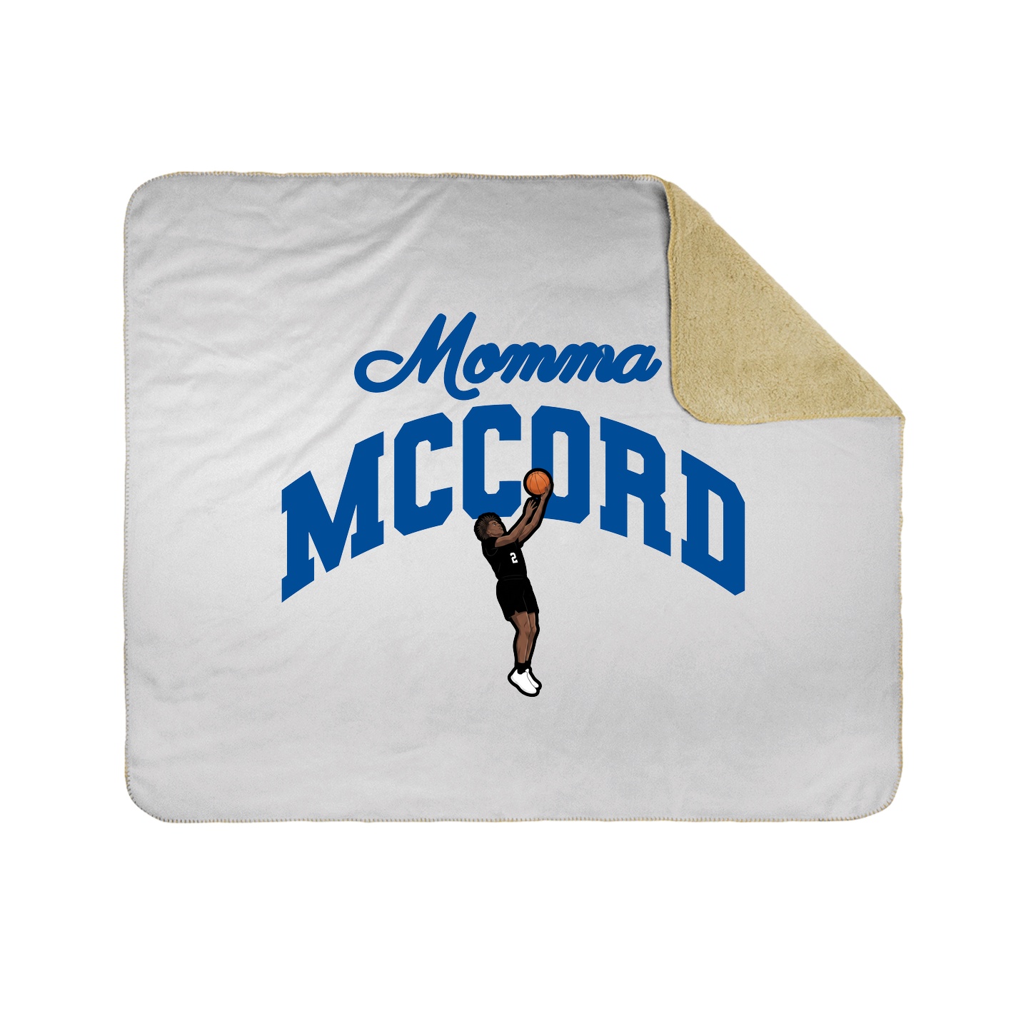 Throw Blanket — Mothers Day Arch in White