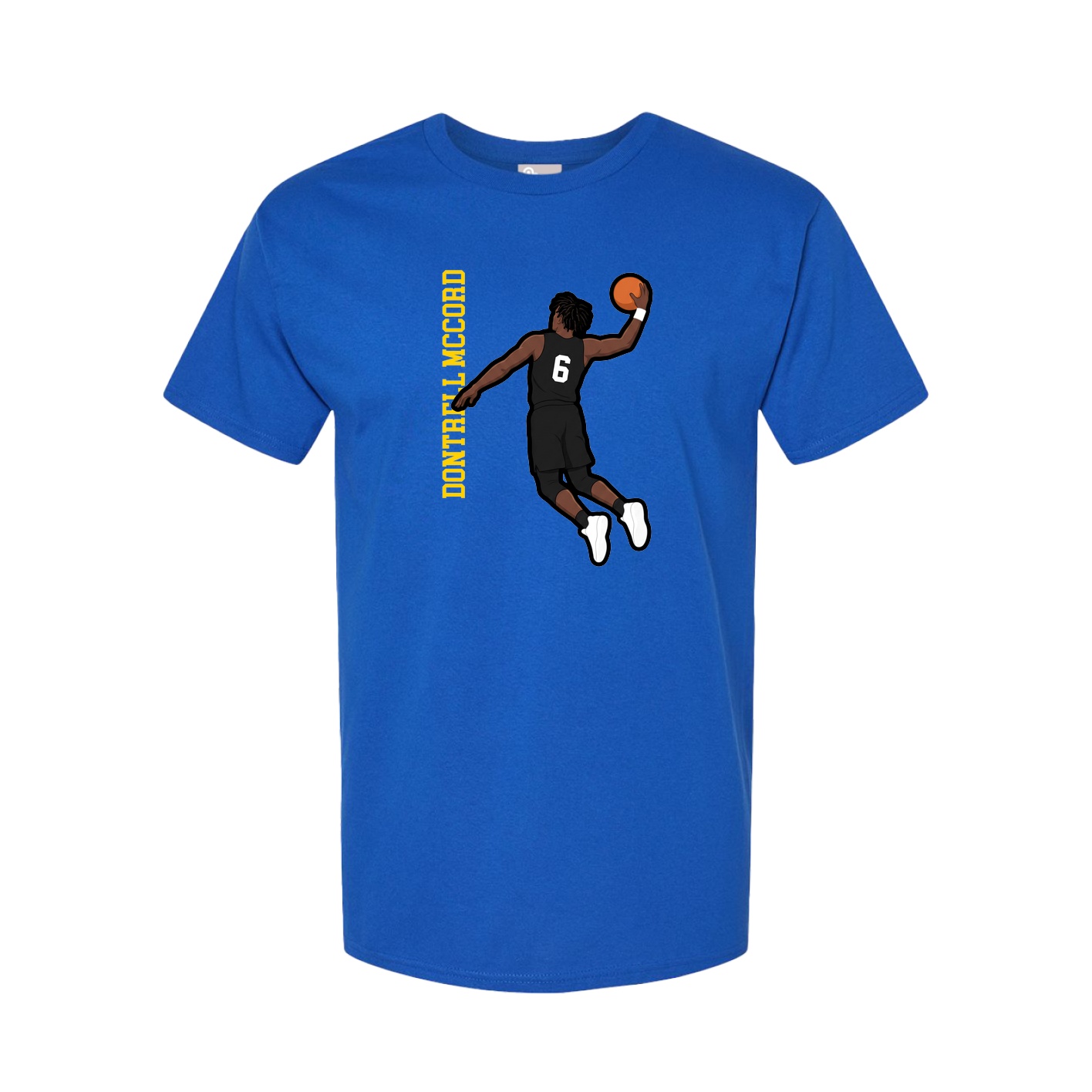 Tee — Name Vertical in Royal