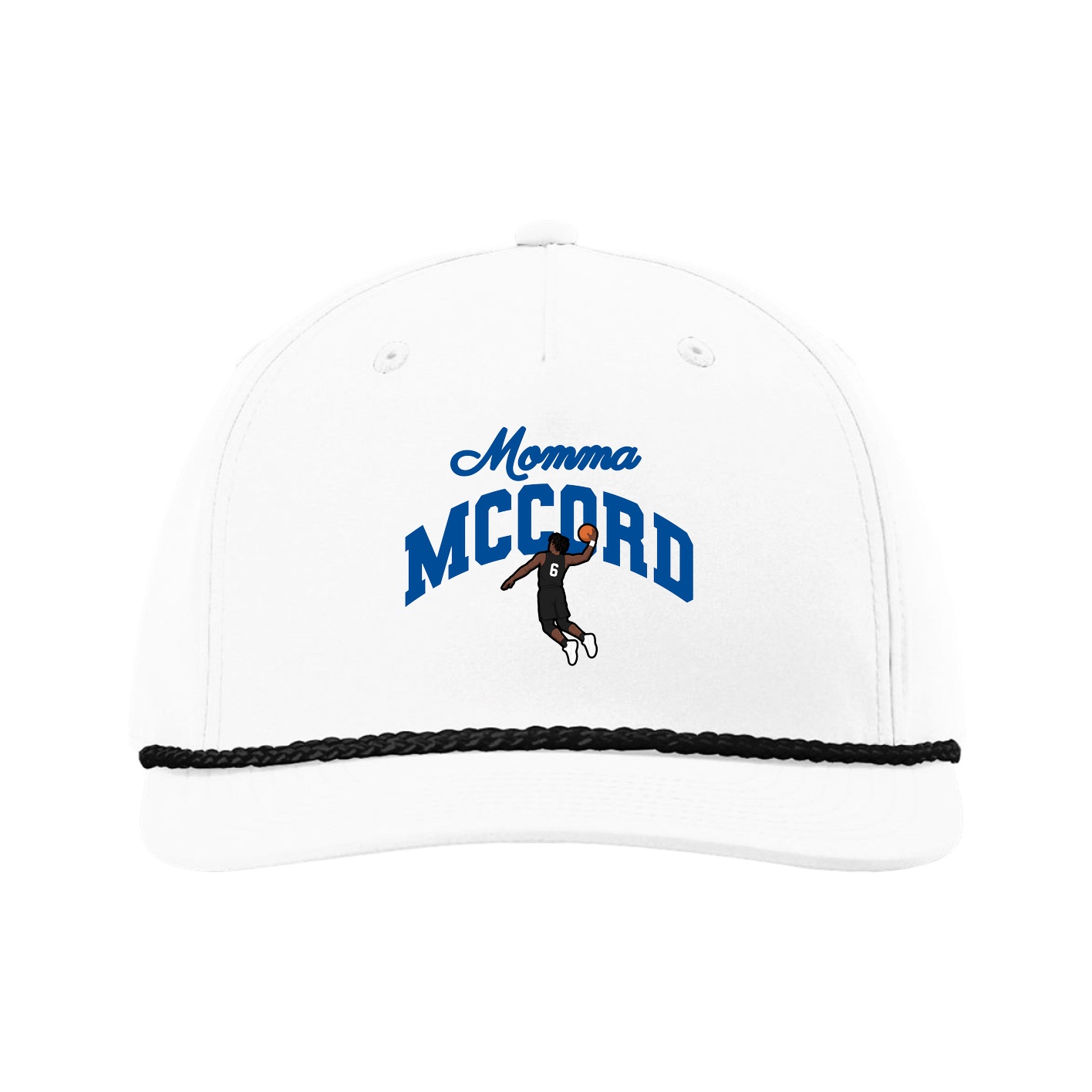 Five-Panel Classic Rope Cap — Mothers Day Arch in White