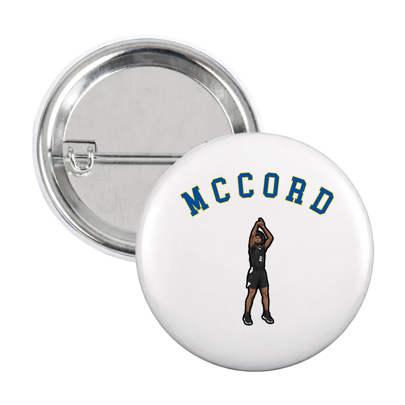 Game Day Button — Shirsey Arch in White