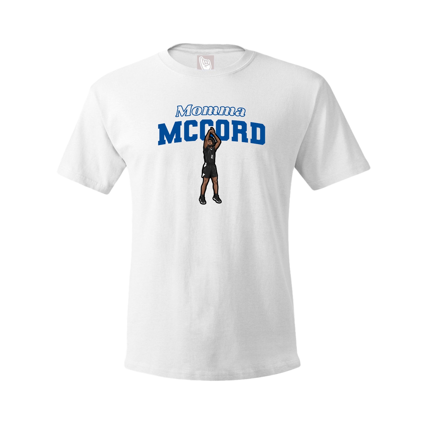 Youth Tee — Mothers Day Block in White