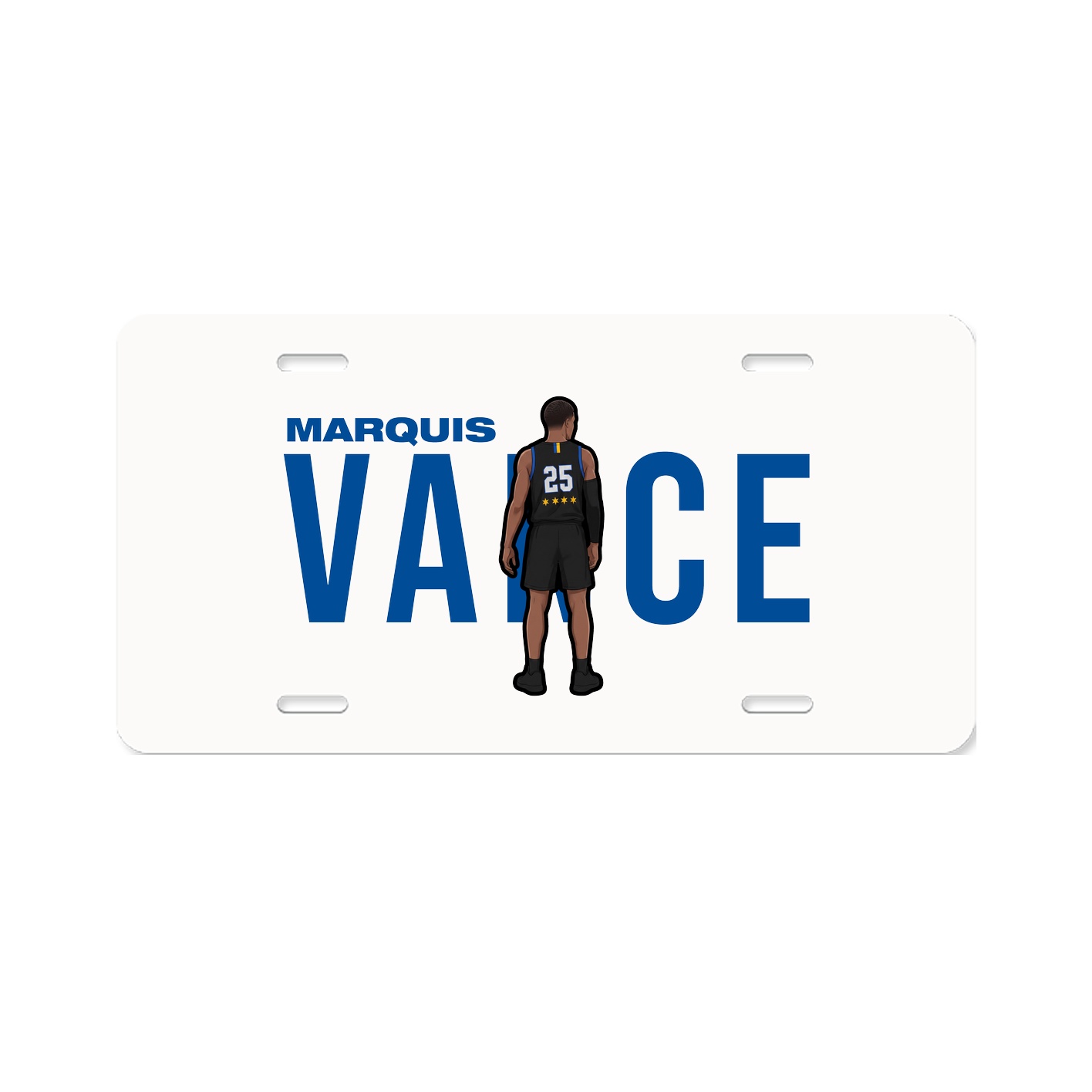 License Plate — Player Name in Classic