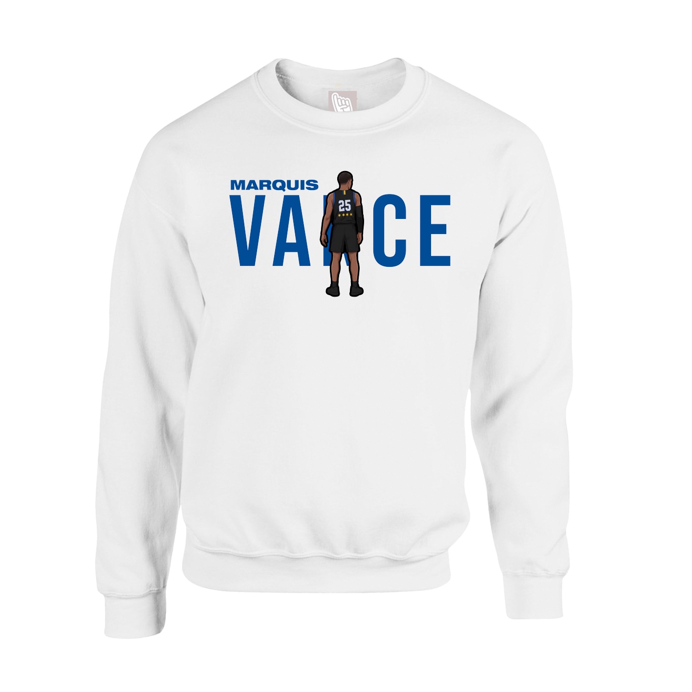 Fleece Crew — Player Name in White