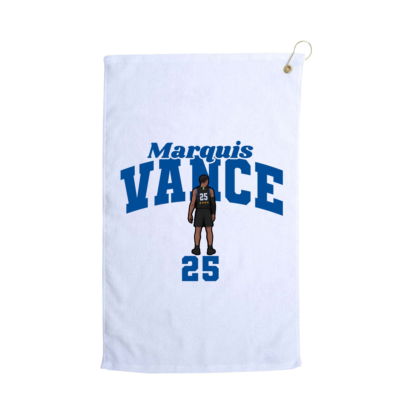 Golf Towel — Signature Arch in White