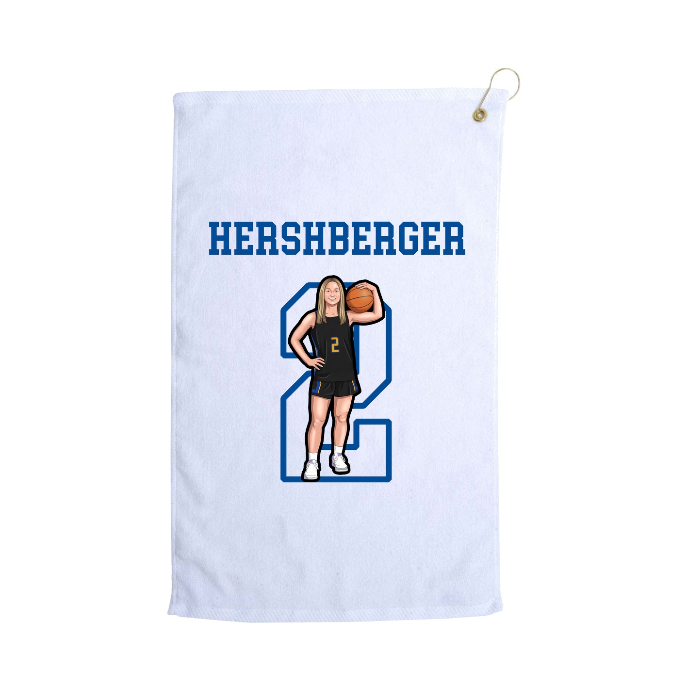 Golf Towel — Shirsey in White