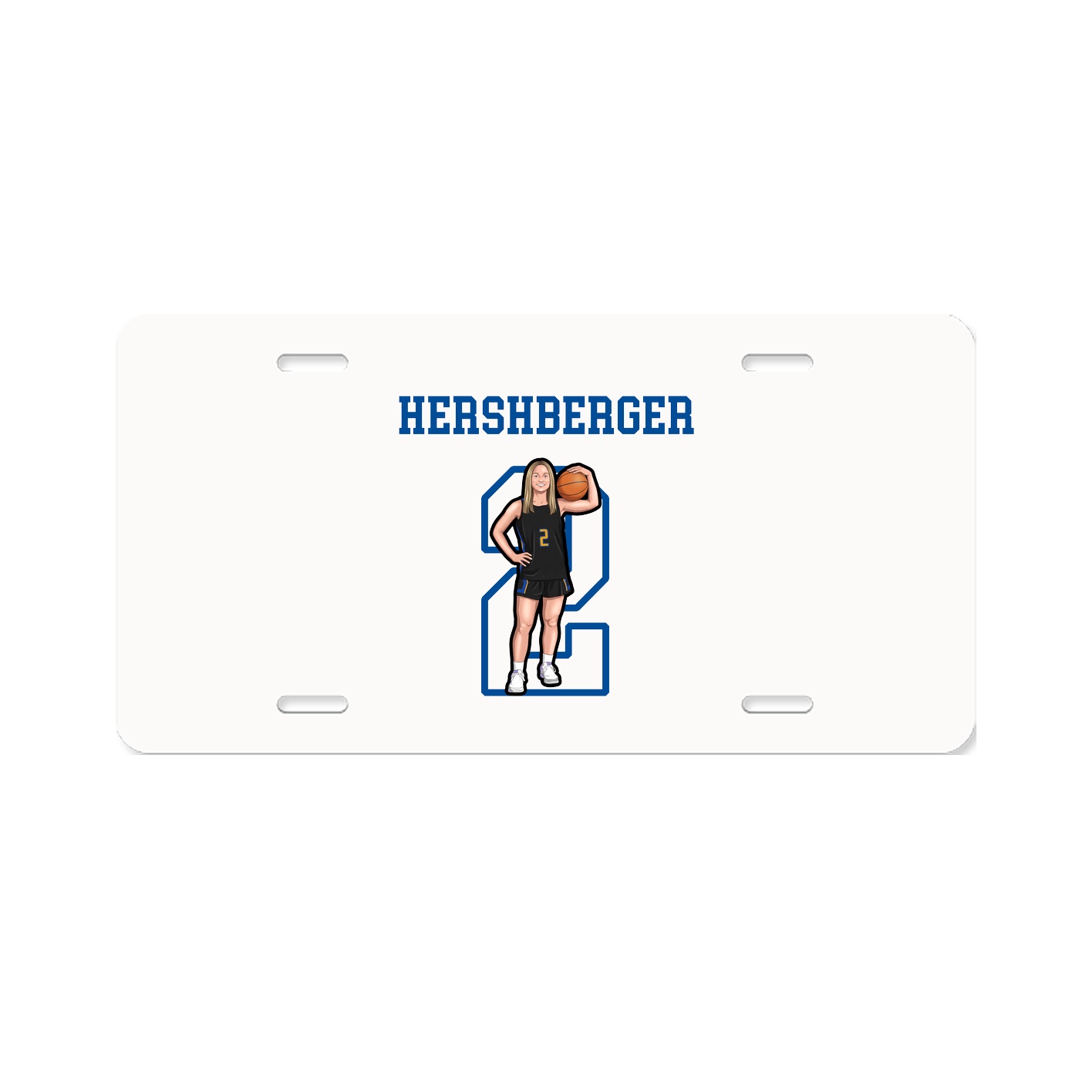 License Plate — Shirsey in Classic