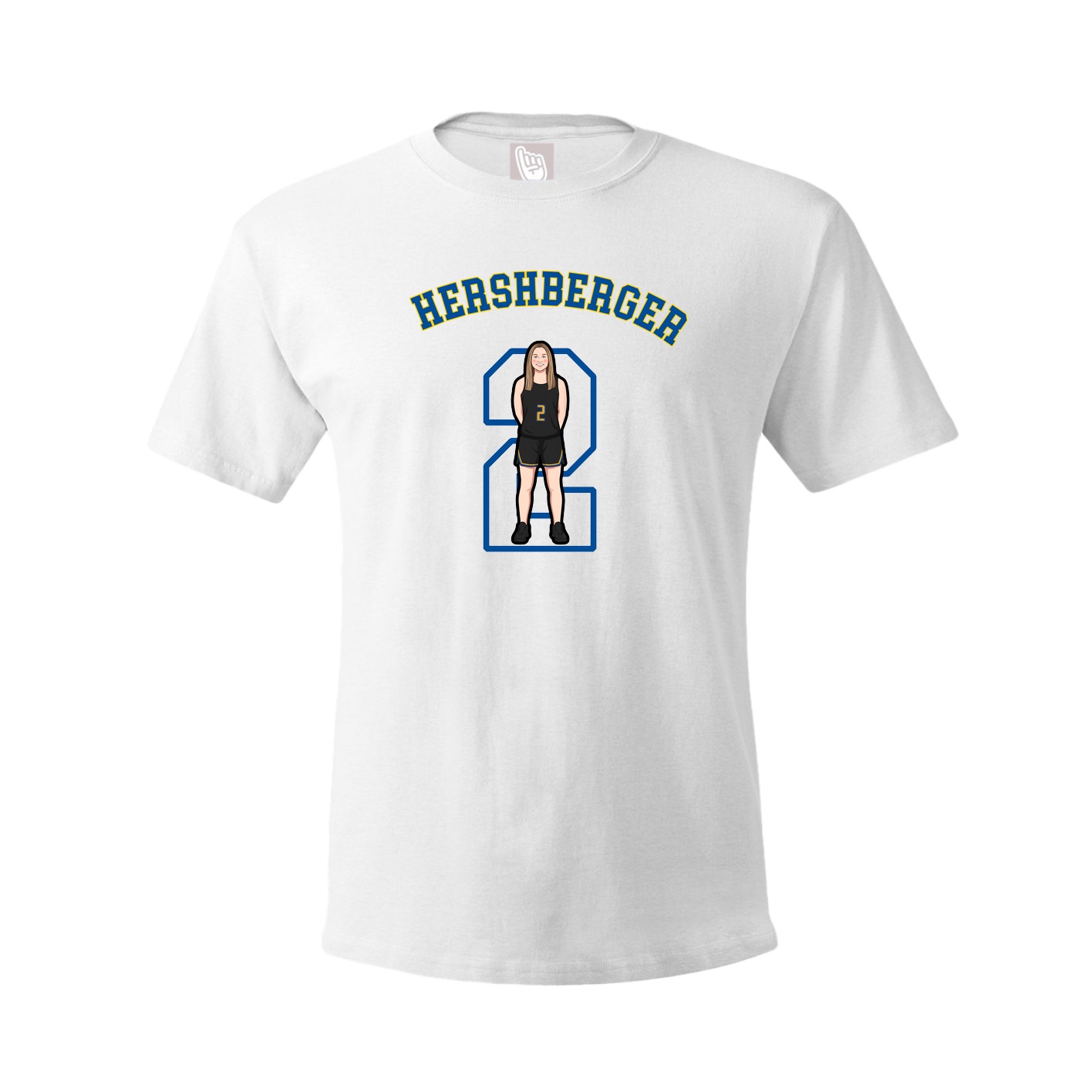 Tee — Shirsey Arch in White