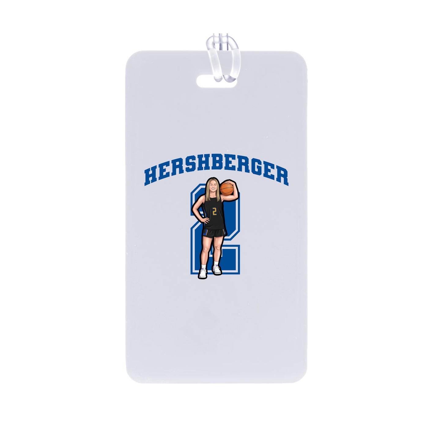 Bag Tag — Number in Classic
