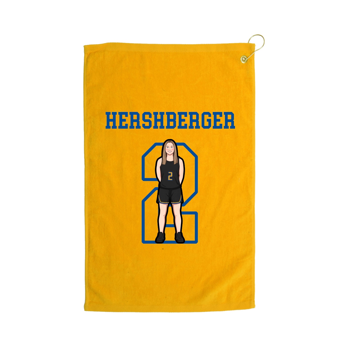 Golf Towel — Shirsey in Gold