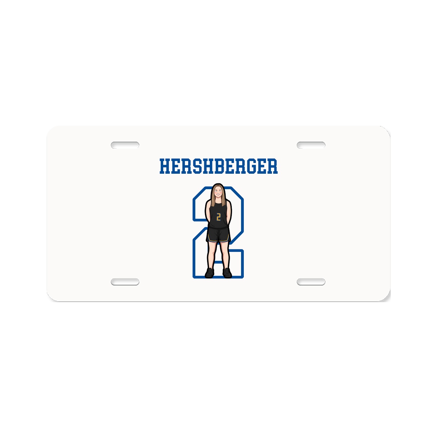 License Plate — Shirsey in Classic