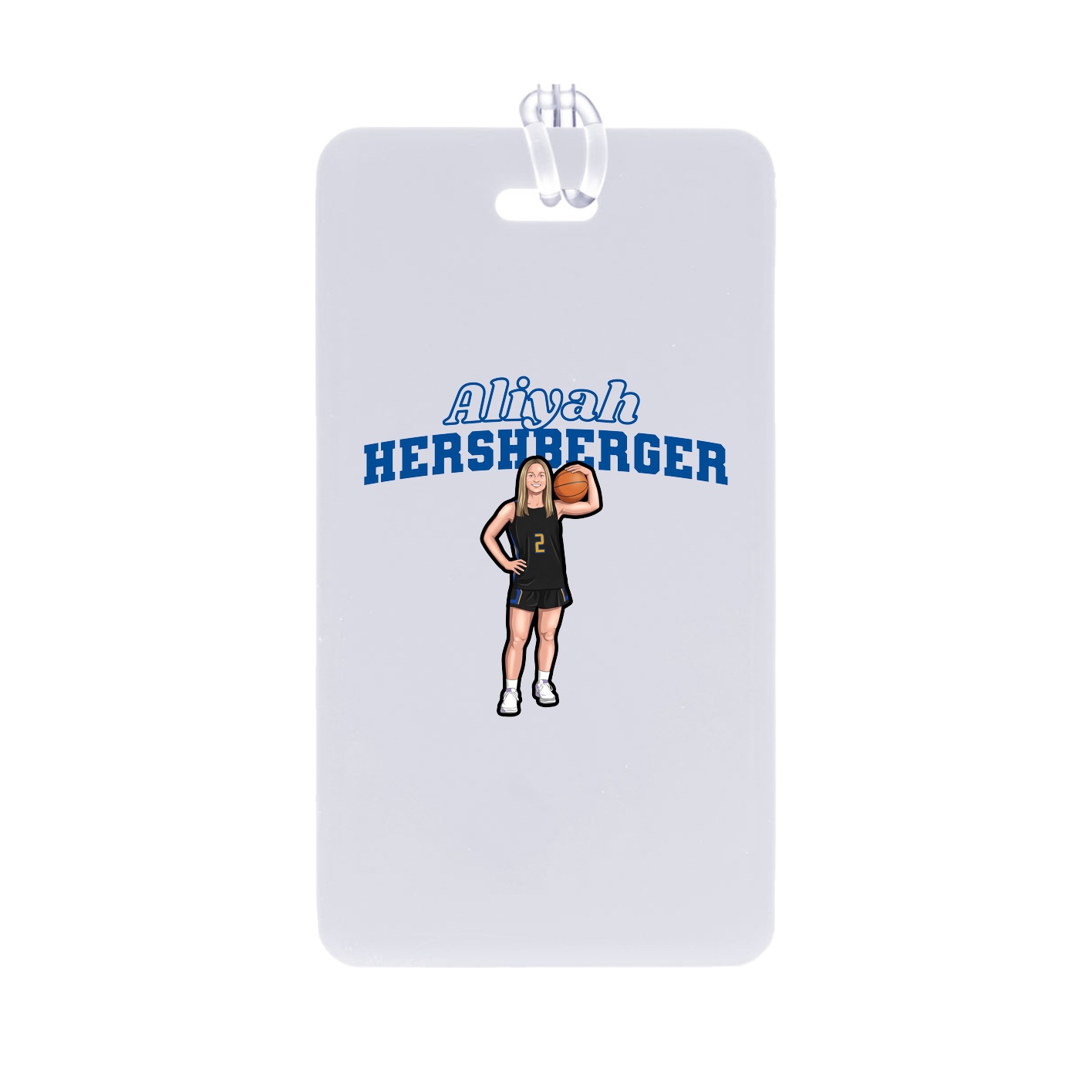 Bag Tag — Name Arch in Classic